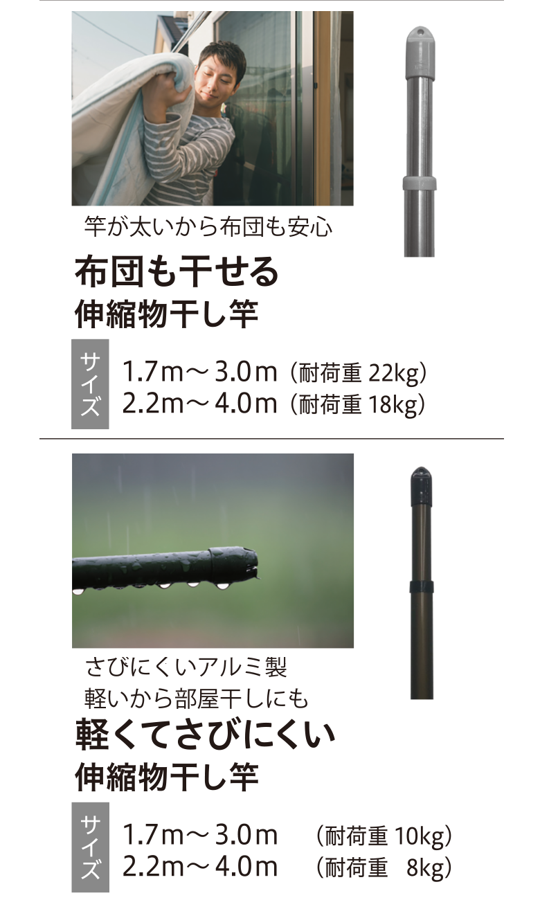 PB135物干し竿説明