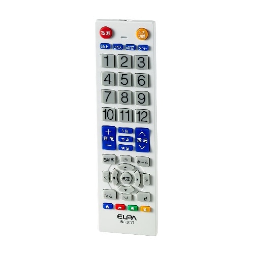 [取寄10]TVリモコン IRC-203T(WH) ホワイト [4901087207862]