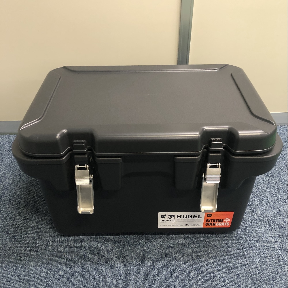 [中古B]HUGEL 真空断熱クーラーボックス 20L VITC-20 チャコールグレー