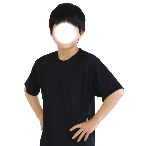 [取寄5]ATドライTシャツ 150cm レッド 150gポリ100％ 38388