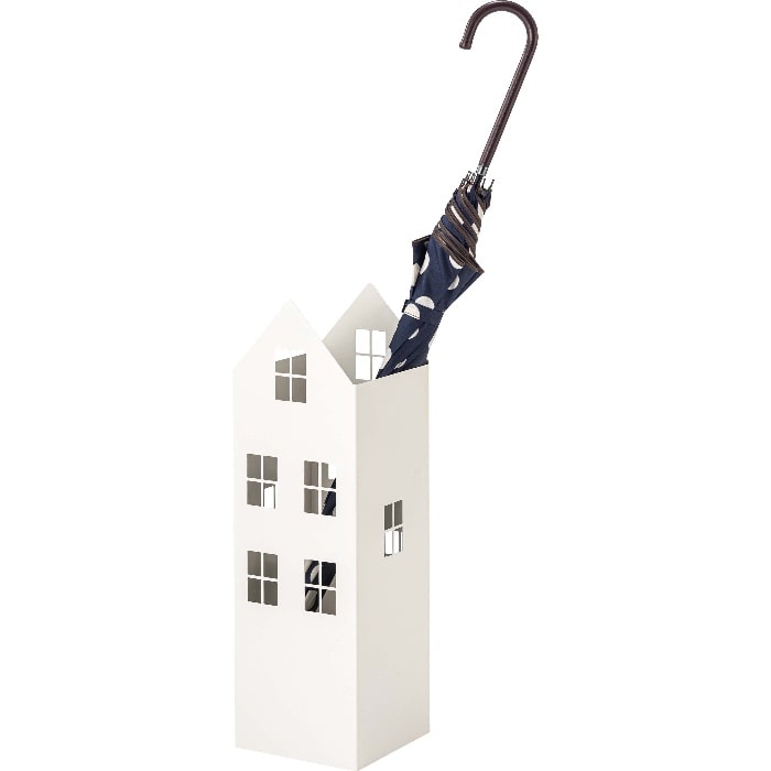 [直送3]傘立て LFS-185WH ホワイト (幅15.5×奥行15.5×高さ49)(本州四国九州限定)