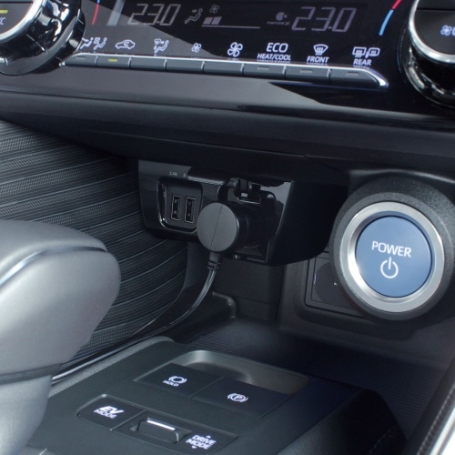 [取寄5]80系 ハリアー専用 電源BOX SY-HR14 黒 [4979969012545]