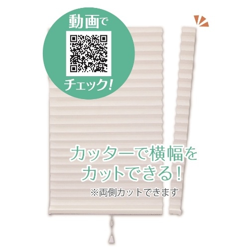 [取寄10]フリーカットハニカム24×110遮光WH I6255 遮光ホワイト [1台][4903220962553]