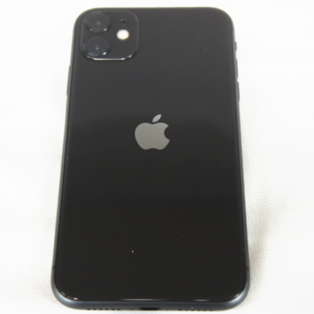 [中古B]iPhone 11 MWM02J/A ブラック (au) [128GB]