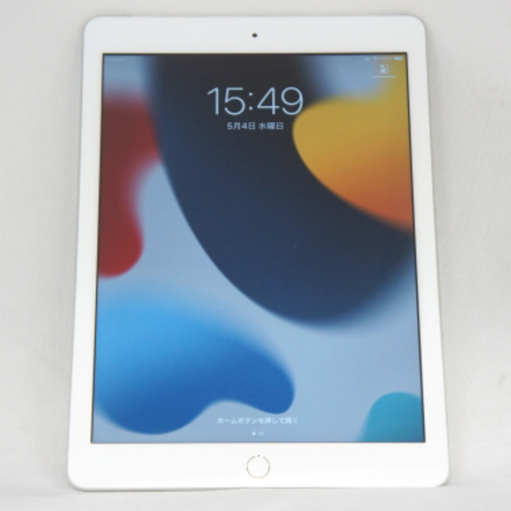[中古B]iPad 9.7インチ Wi-Fi+Cellularモデル MR732J/A シルバー (au)(SIMロック解除済) [128GB]