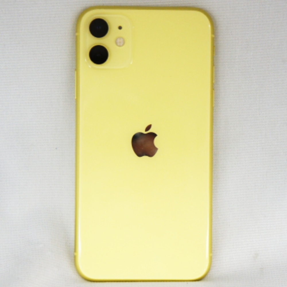 [中古C]iPhone11 MWLW2J/A イエロー (ネットワーク利用制限△) (au) [64GB]