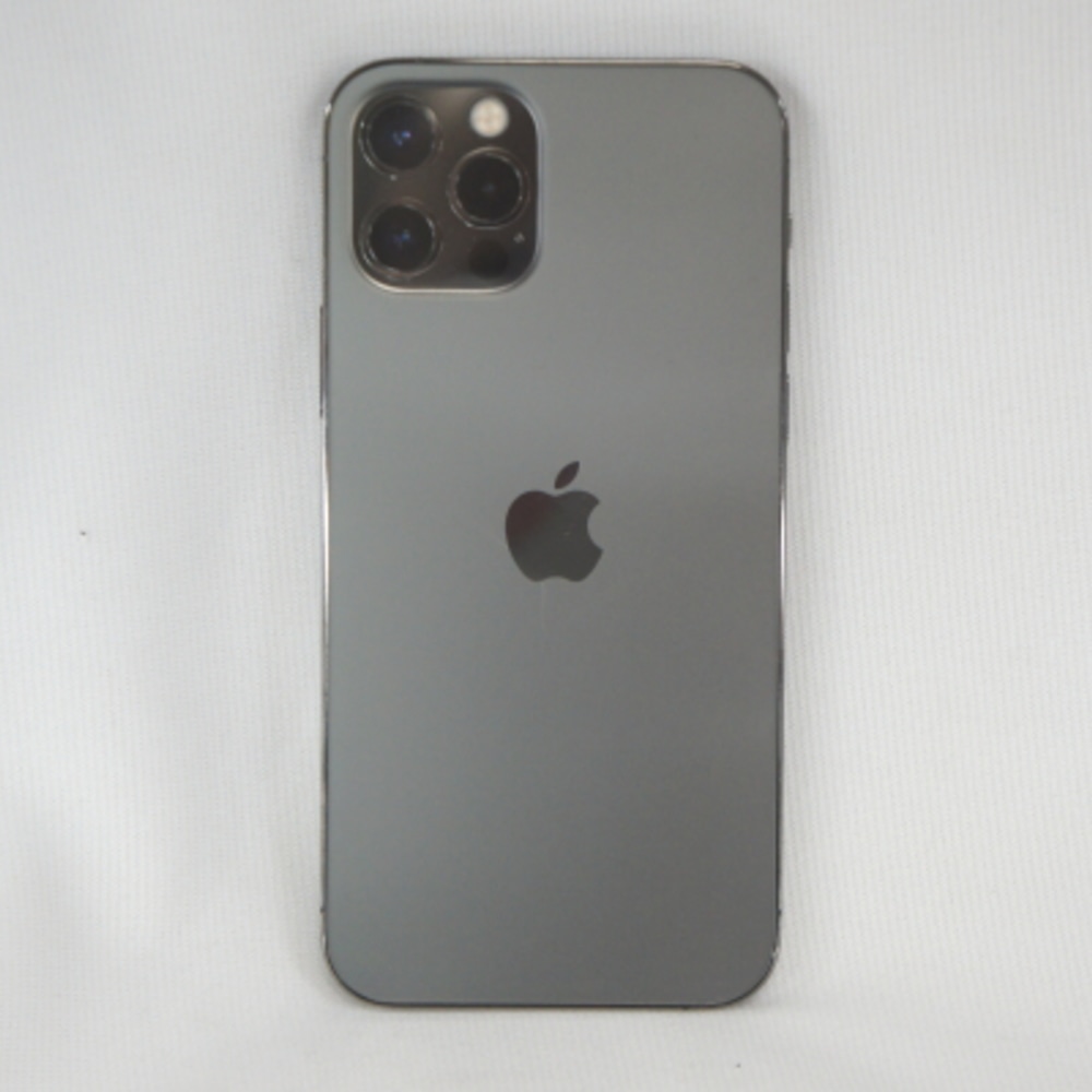 [中古B]iPhone 12 Pro MGM93J/A グラファイト (softbank)(SIMフリー) (ネットワーク利用制限△) [256GB]