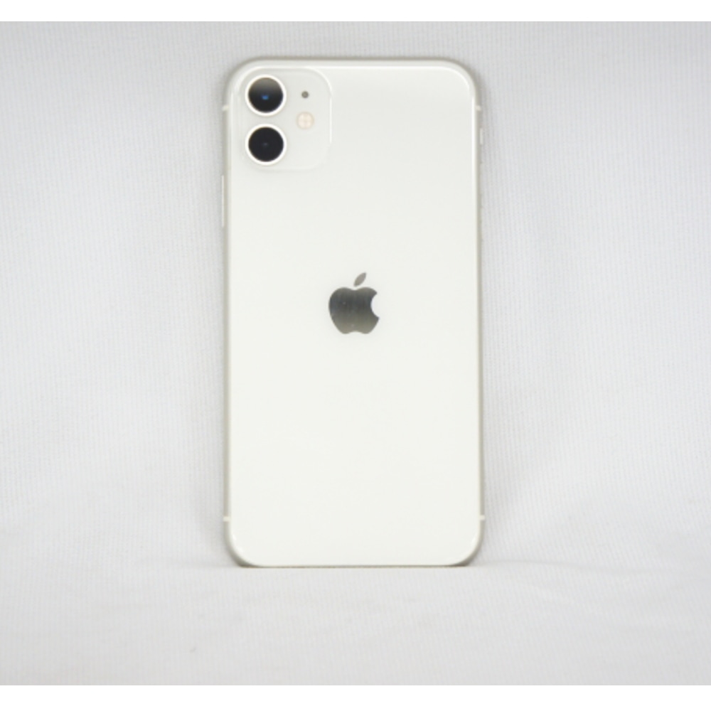 [中古B]iPhone11 MWM22J/A ホワイト (SIMロック解除済) (Softbank) [128GB]