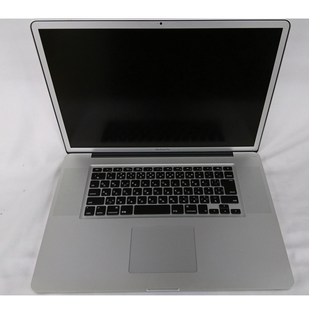 [中古B]MacBook Pro 2400/17 MD311J/A (SSD512GB メモリ16GB増設 OSなし)