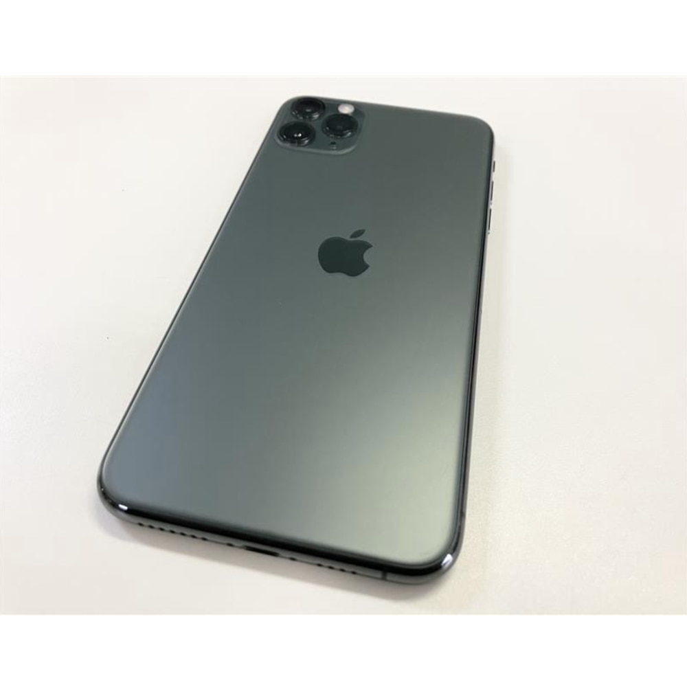 [中古B]iPhone11 Pro Max NWHM2J/A ミッドナイトグリーン (softbank)(SIMロック解除済) [256GB]