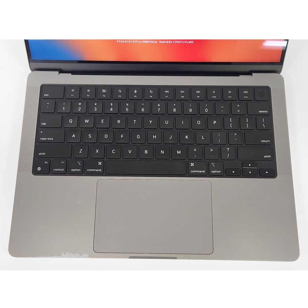 [中古B]MacBook Pro 14インチ 2021 (M1 Max CPU:10C GPU:32C/メモリ:64GB/SSD:1TB/英語キーボード)