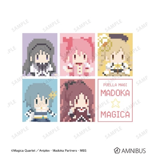 魔法少女まどか☆マギカ 魔法少女集合 Tシャツ(ワンナイト人狼コラボドット絵ver.)メンズ(サイズ/M)
