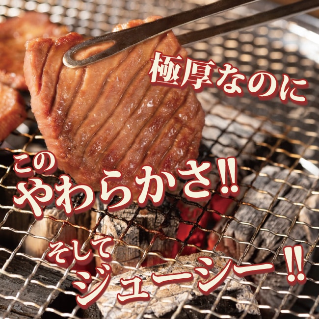 [冷凍]送料無料 たっぷり厚切り牛タン10mmスライス 500g 1パック