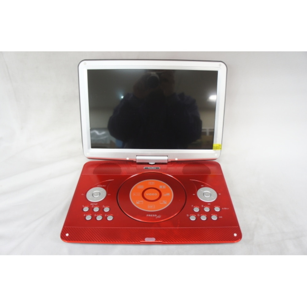 中古B]ポータブルDVDプレイヤー レッド: PCボンバー