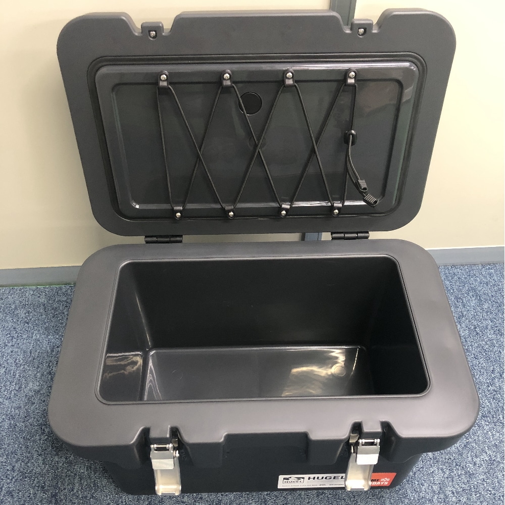 [中古B]HUGEL 真空断熱クーラーボックス 20L VITC-20 チャコールグレー