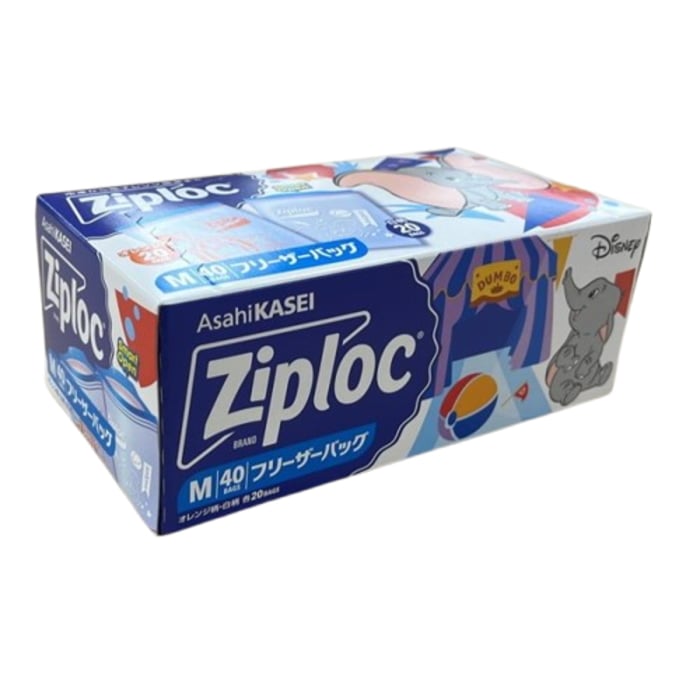 ジップロックフリーザーバッグM ディズニー2025秋 40枚入