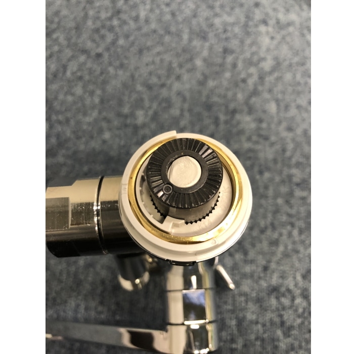 [ジャンク品]浴室用 壁付サーモスタット混合栓 TBV03401J1 170mmコンフォートウェーブシャワー90φ