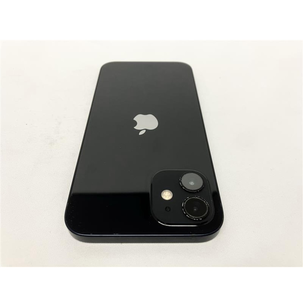 [中古C]iPhone 12 MGHN3J/A ブラック SIMロック解除済み [64GB]