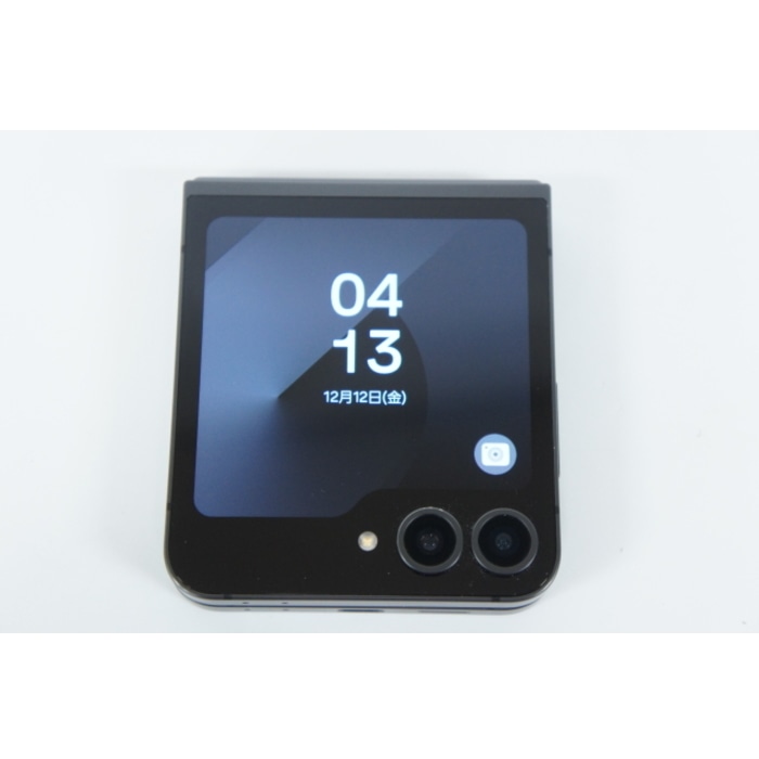 [中古A]Galaxy Z Flip6 12GB 256G SM-F741QAKASJP クラフテッドブラック (国内版SIMフリー)