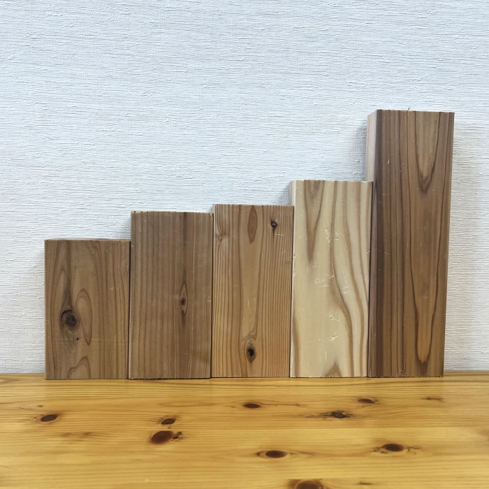 [直送5]デザインウッド ツーバイ材 15cm～30cm 端材 小セット (約8kg)