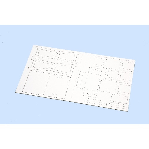 [取寄5]机と椅子ジオラマベース (硬質紙製) 13430