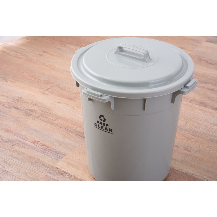 [直送3]ゴミ箱 ダストボックス ペール 45L LFS-765GR グリーン (直径42.5×高さ52)(本州四国九州限定)