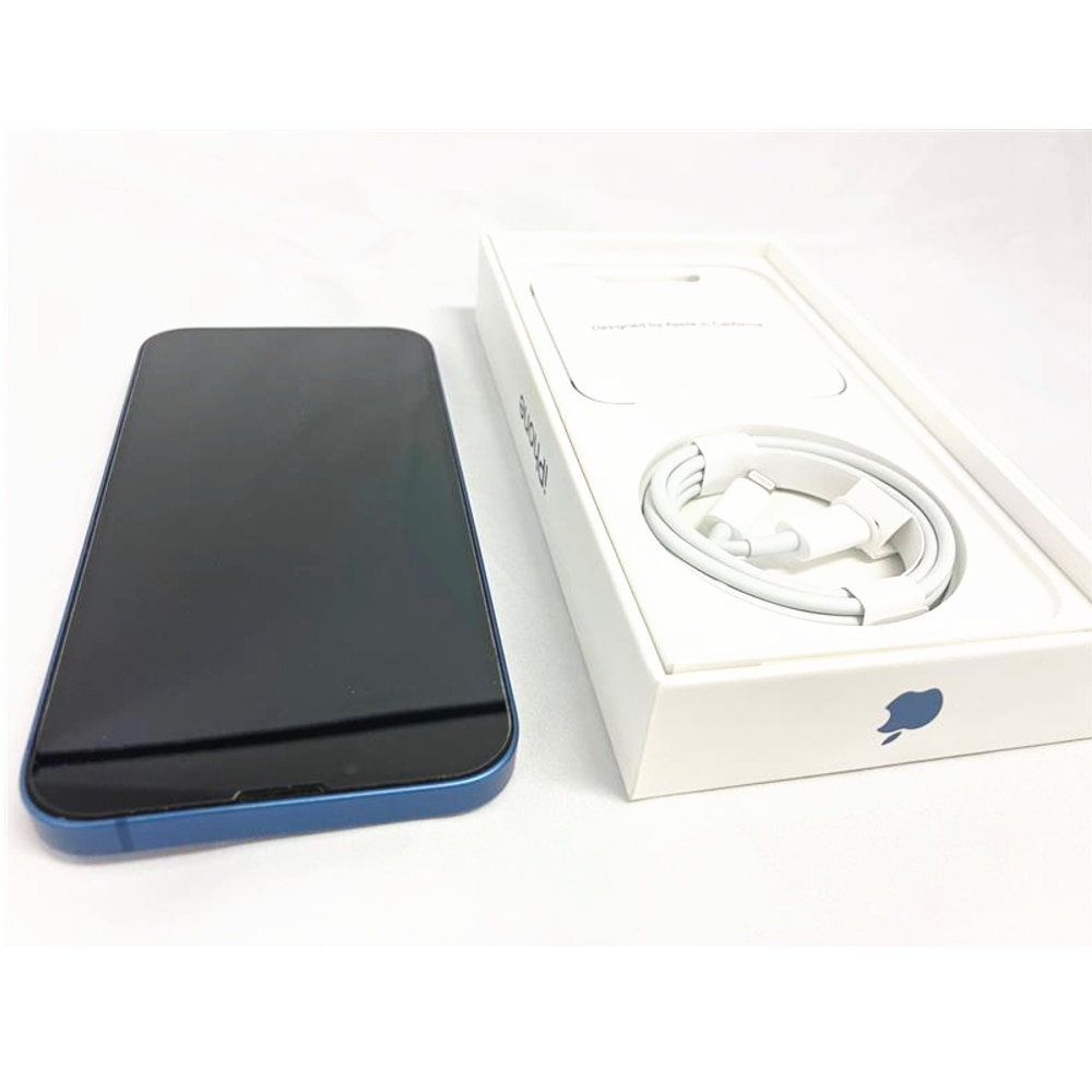 [中古B]iPhone 13 MLNG3J/A ブルー SIMフリー [128GB]