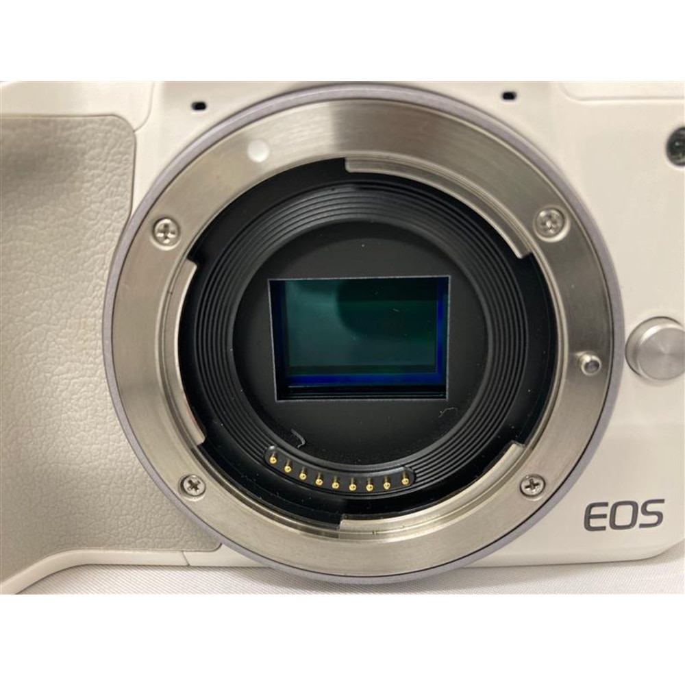 展示品B]EOS Kiss M ダブルズームキット EOSKISSMWHWZK ホワイト: PCボンバー