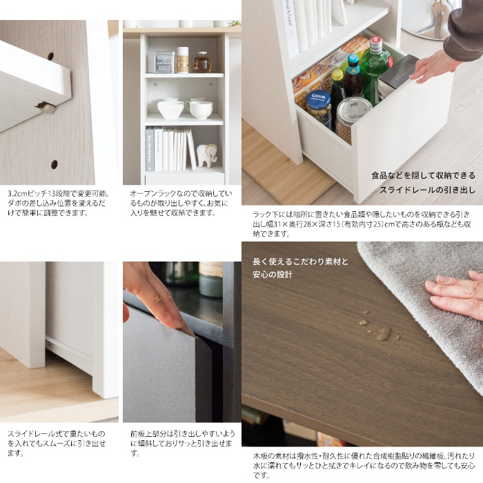 [直送5]ちょっとしたカフェ使いやバータイムにピッタリなバーテーブル『Baron（バロン）』 KNT-F1600-BR ブラウン