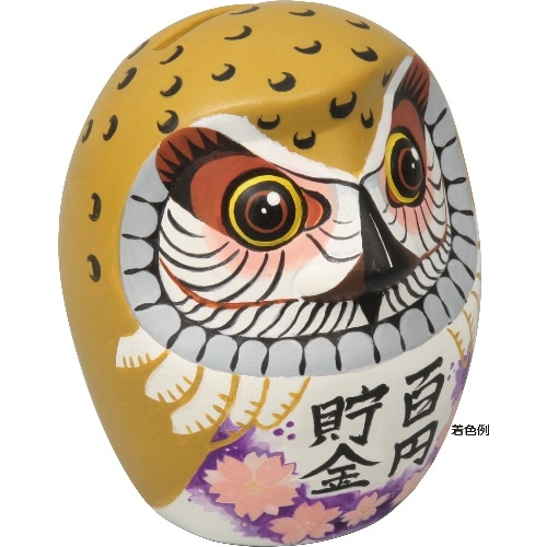 [取寄5]素焼だるま貯金箱 45556