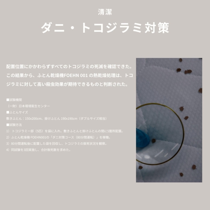 FOEHN 003 FEN-003 ダークグレー (布団乾燥機)