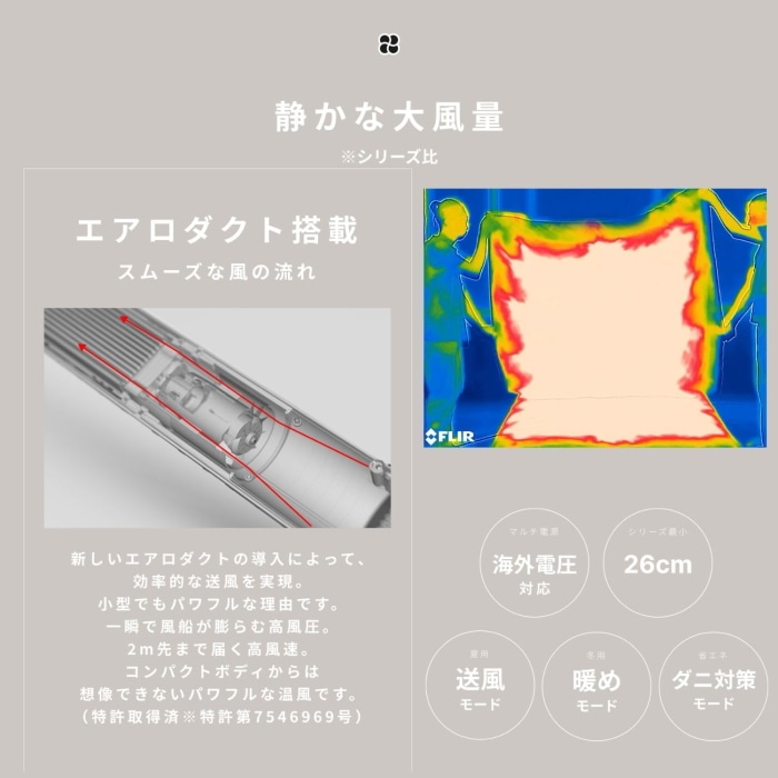 FOEHN 003 FEN-003 ダークグレー (布団乾燥機)