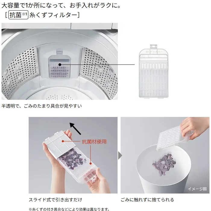 ビートウォッシュ BW-V80M(W) ホワイト