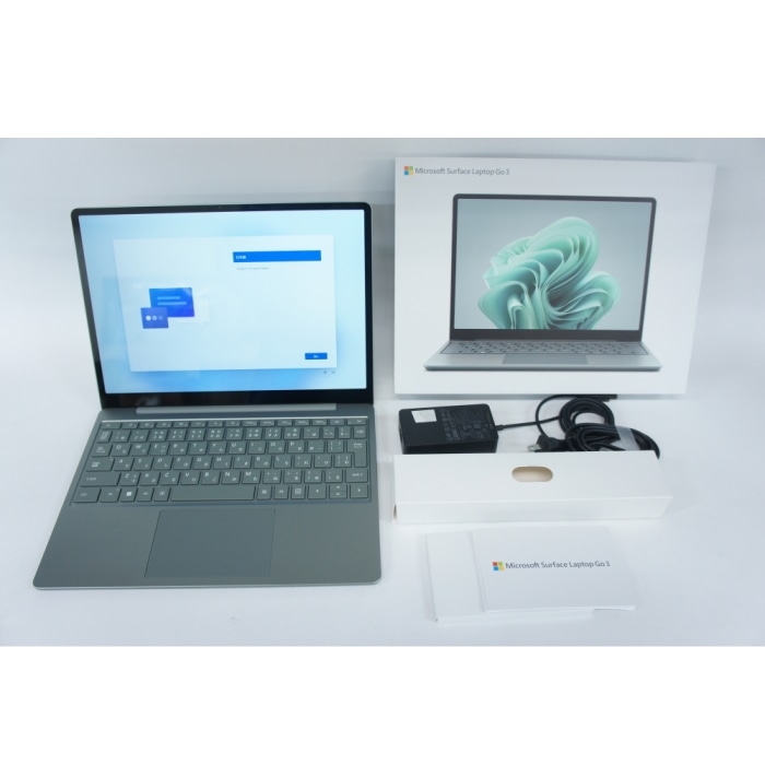 [中古A]Surface Laptop Go 3 XK7-00010 セージ 店頭展示機 (Core i5-1235U/8GB/256GB/12.4インチ/Office/Win11)