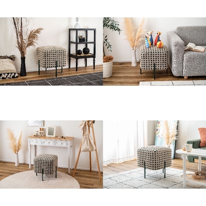 [直送3]スツール PC-508GR グリーン (幅43×奥行43×高さ45cm)(本州四国九州限定)