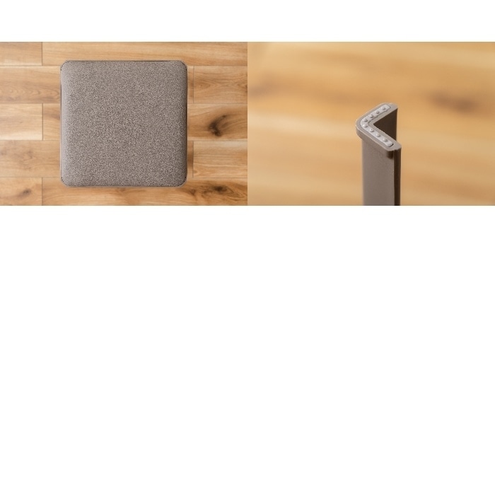 [直送3]スツール PC-731GY グレー (幅30.5×奥行30.5×高さ31)(本州四国九州限定)