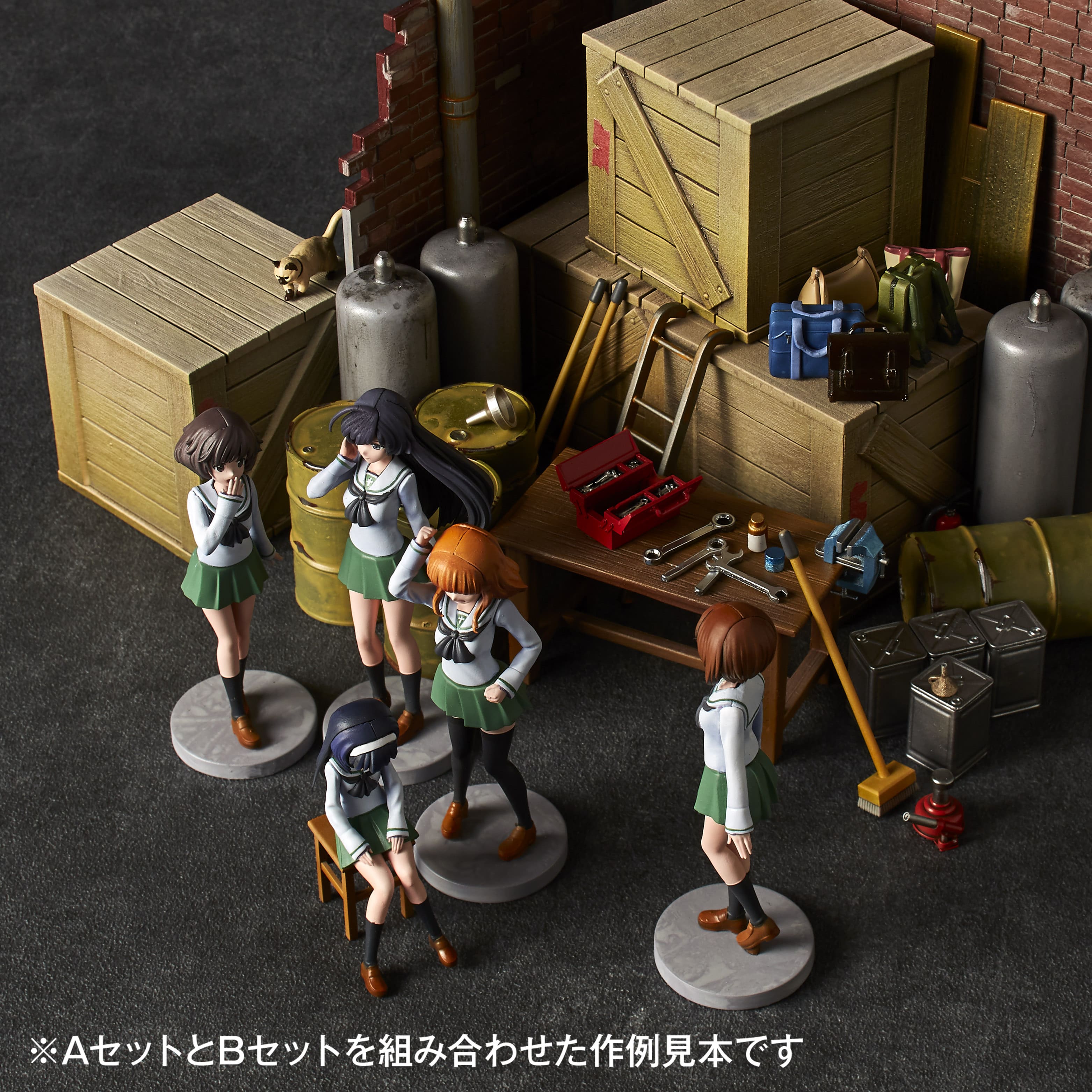 ARTPLA ガールズ&パンツァー 最終章 ガレージセット[B]: PCボンバー