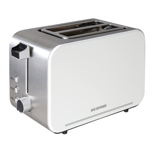[未検品商品]トースター オーブントースター 2枚焼き ポップアップトースター IPT-850-W