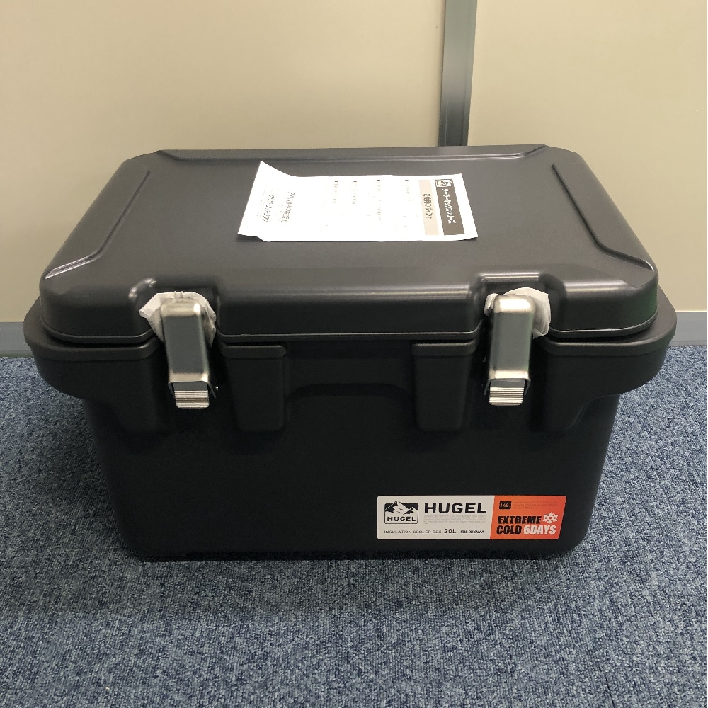 [中古B]HUGEL 真空断熱クーラーボックス 20L VITC-20 チャコールグレー