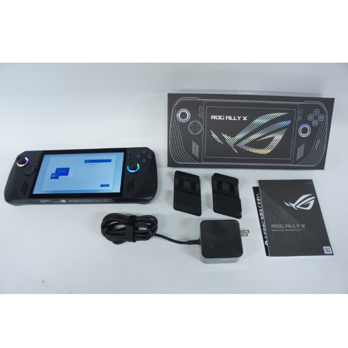 [中古B]ROG Ally X RC72LA-Z1E24G1T ブラック (店頭展示機)  (BT最大約100%) (2502900020952)
