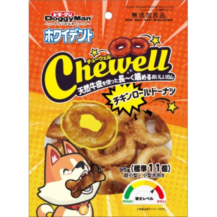 ホワイデント チキンロールドーナツ 95g