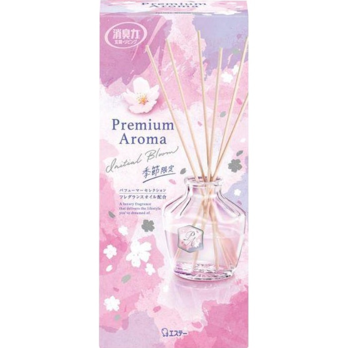 お部屋の消臭力プレミアムアロマスティック 本体 イニシャルブルーム 50ml