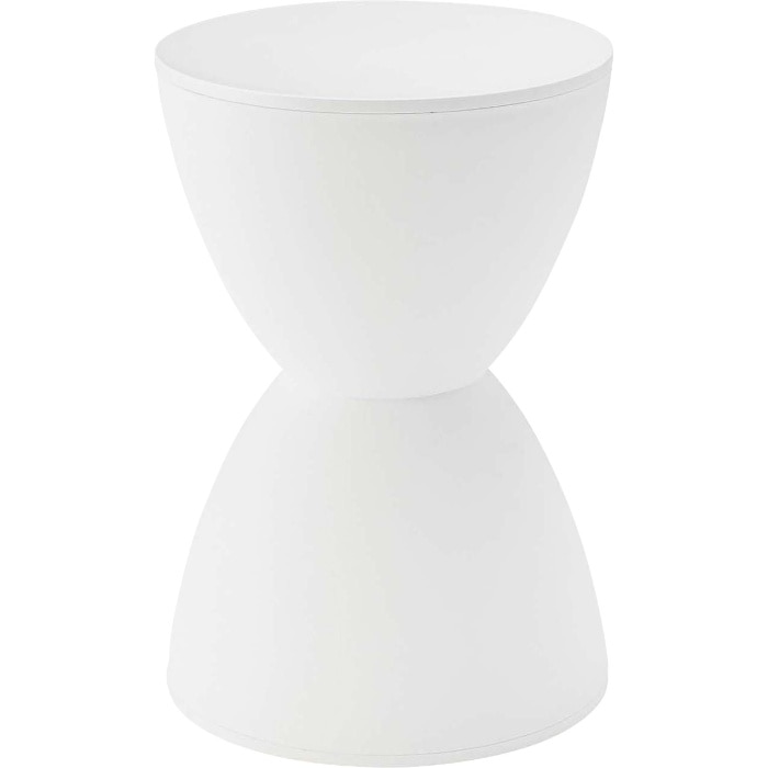 [直送3]スツール PC-680WH ホワイト (直径29.5×高さ44)(本州四国九州限定)