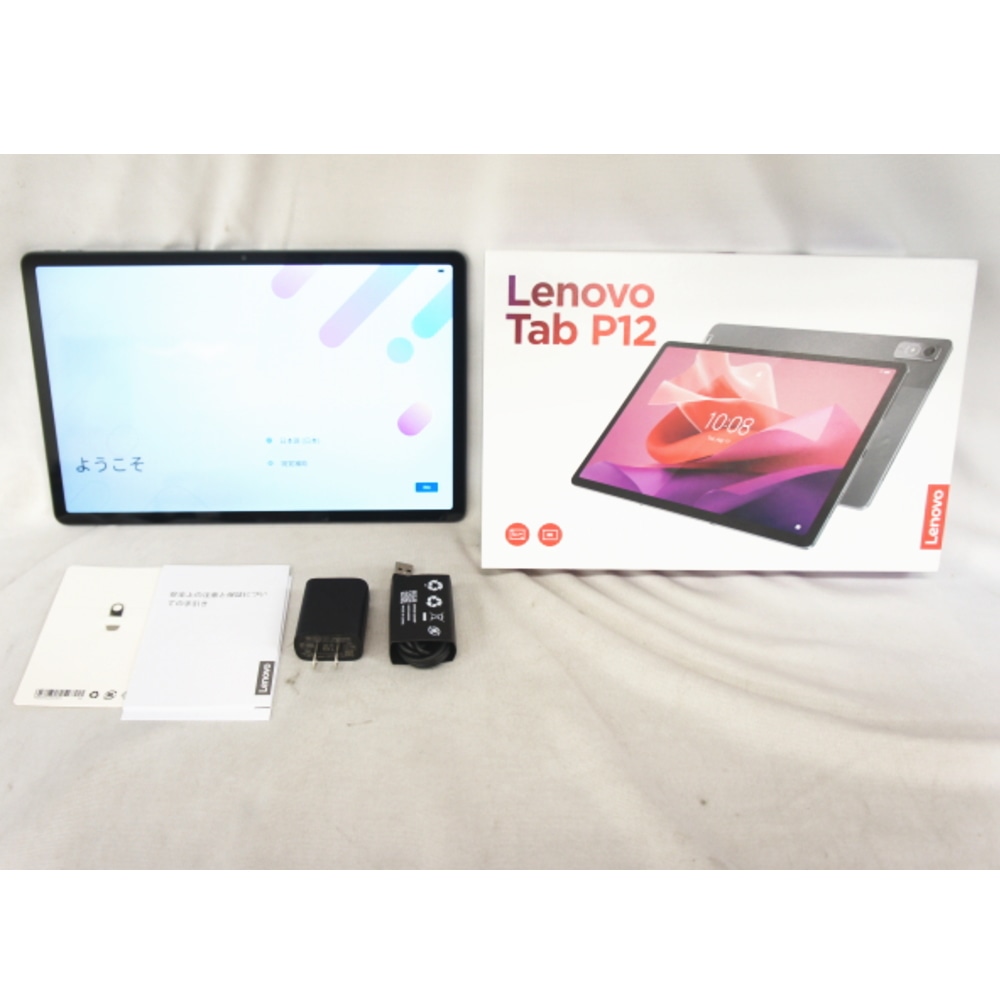 Lenovo Tab P12 (ZACH0002JP) 中古品 Lenovo Tab P12 Wi-Fiモデル 128GB ZACH0002JP ストームグレイ