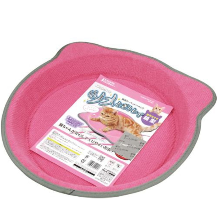 マルカン ツメとぎトレイ 鍋型 CT-257 猫 爪とぎ ピンク [1個]