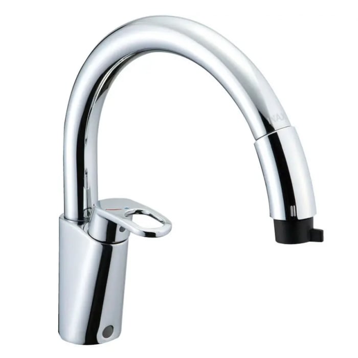 ホース引出式シングルレバー混合水栓 グースネック SF-HM451SYXU