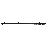 カーテンレール シングル 伸縮 角型 60～100cm (PB) 1M S-DBR ブラウン