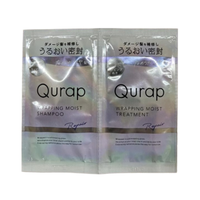 キュラップ ラッピングモイスト シャンプー＆トリートメント 2連サシェ