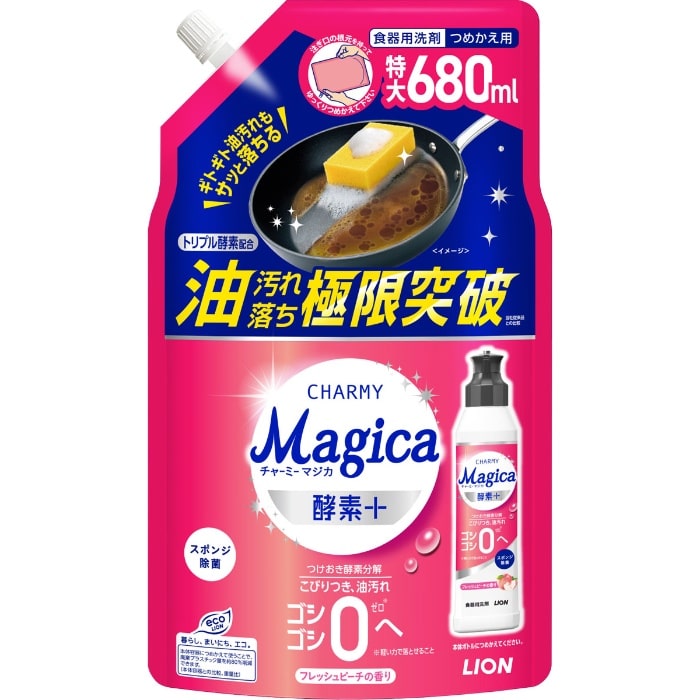 [取寄10]Magica 酵素＋フレッシュピーチ詰替 680ml [1個][4903301378594]
