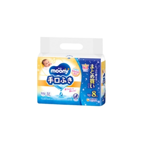 ムーニー 手口ふき つめかえ 60枚